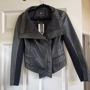7 For All Mankind Leather Jacket
